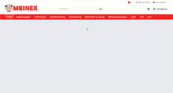 Desktop Screenshot of meinex.de