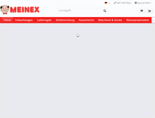 Tablet Screenshot of meinex.de